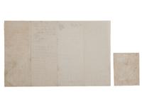 [CIVIL WAR]. Request for transfer to John Mosby's Command from Robert and Charles Latham, Company H, 4th Virginia Cavalry, signed by J.E.B. STUART and Fitz LEE. November 1863.