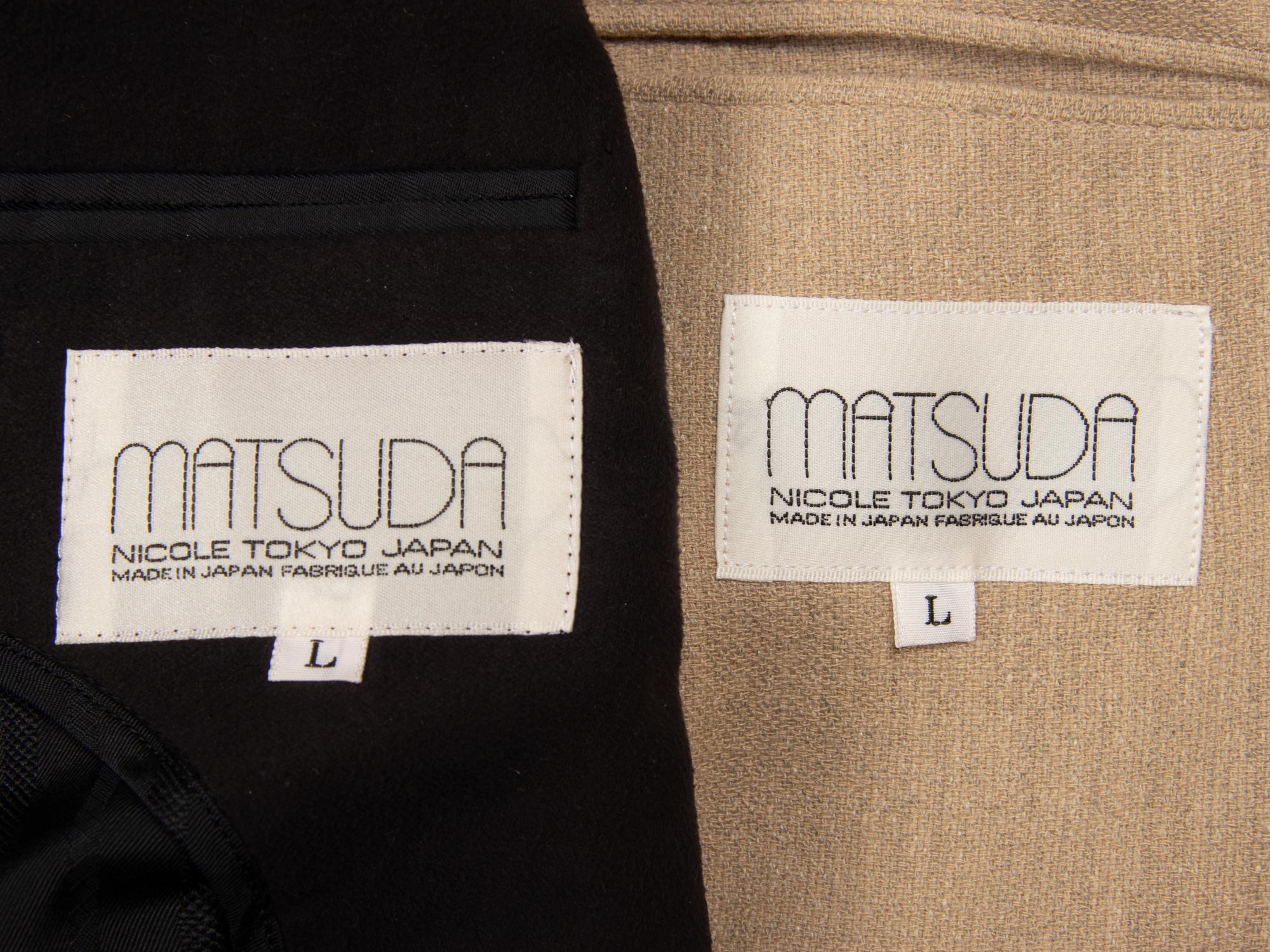 Matsuda, Two Tailored Jackets