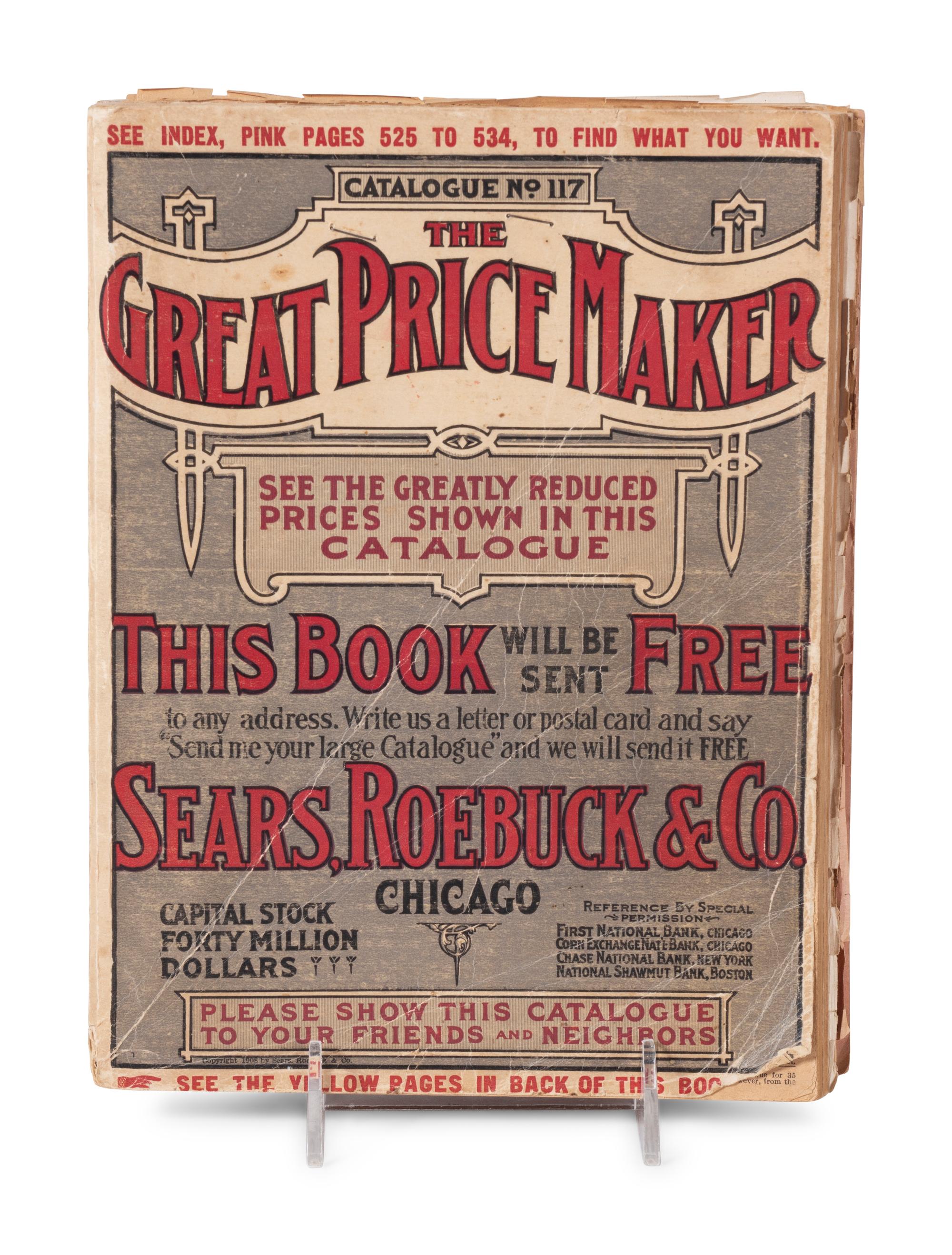 Two Original Sears Roebuck Catalogs