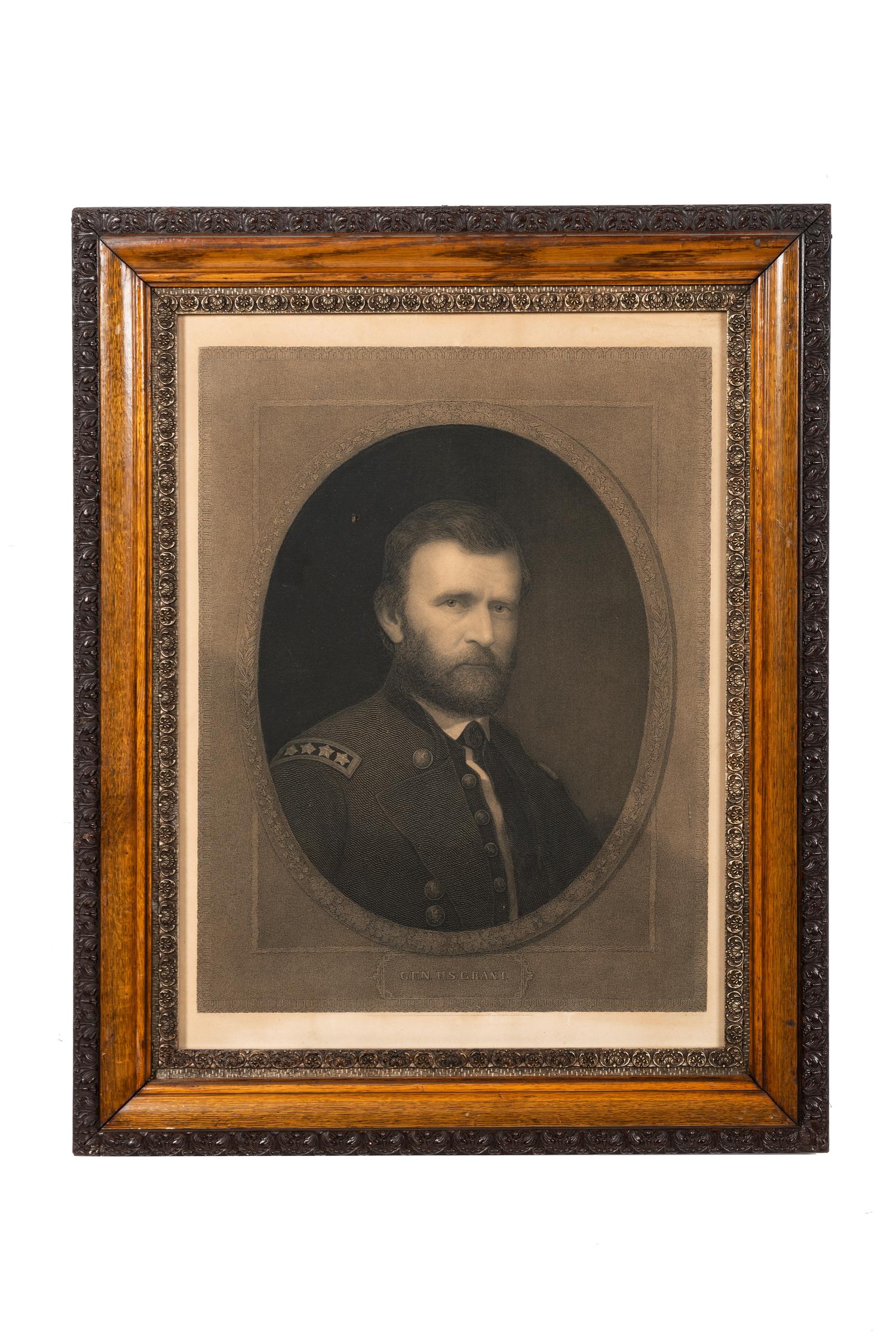 [CIVIL WAR]. A group of 3 engravings and lithographs featuring portraits of Abraham Lincoln and Ulysses S. Grant, and their families.