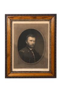 [CIVIL WAR]. A group of 3 engravings and lithographs featuring portraits of Abraham Lincoln and Ulysses S. Grant, and their families.