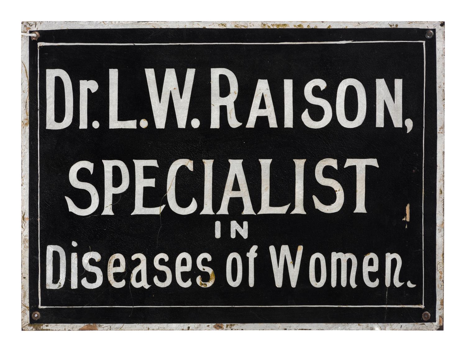 A Painted Wood For Women Only Sign