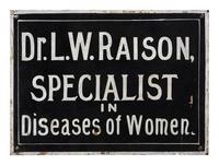 A Painted Wood For Women Only Sign