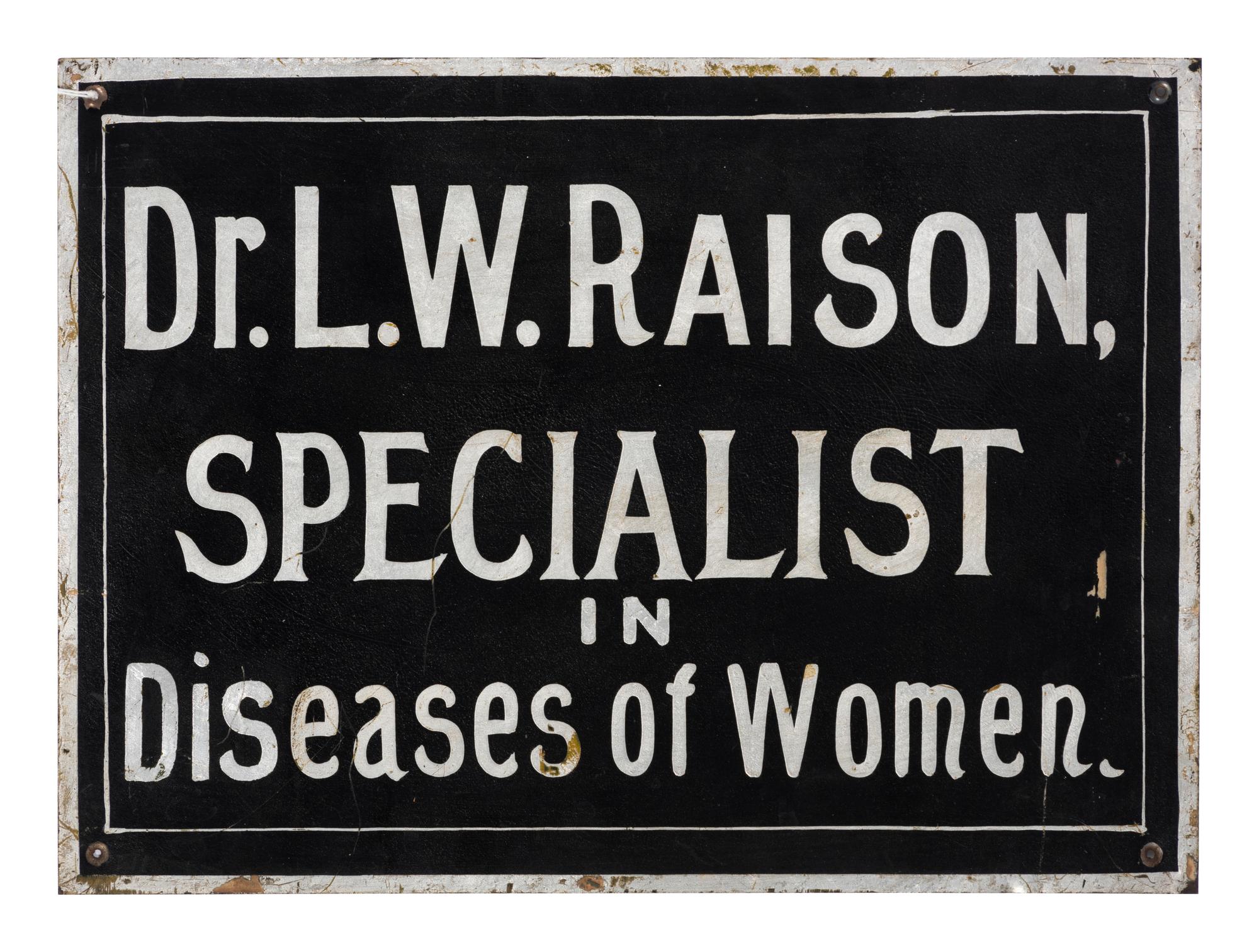 A Painted Wood For Women Only Sign