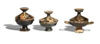 Three Apulian Red-Figured Lekanides