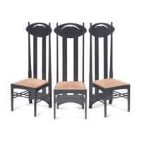 Charles Rennie Mackintosh (Scottish, 1868–1928) — Set of 14 Argyle Chairs Cassina