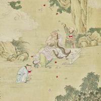 Chinese School 山水人物畫一幅