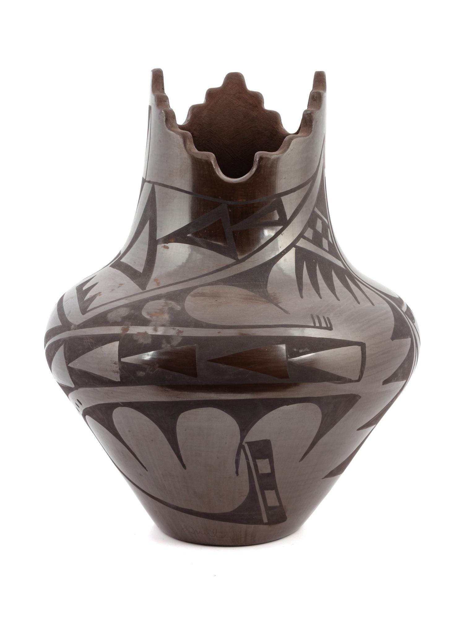 Blackware Pottery Jar