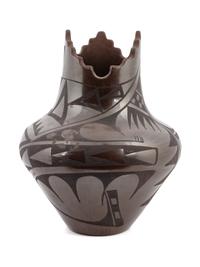 Blackware Pottery Jar