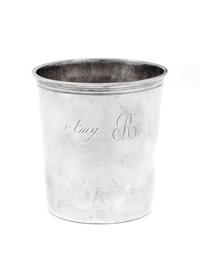 A French Empire Silver Beaker