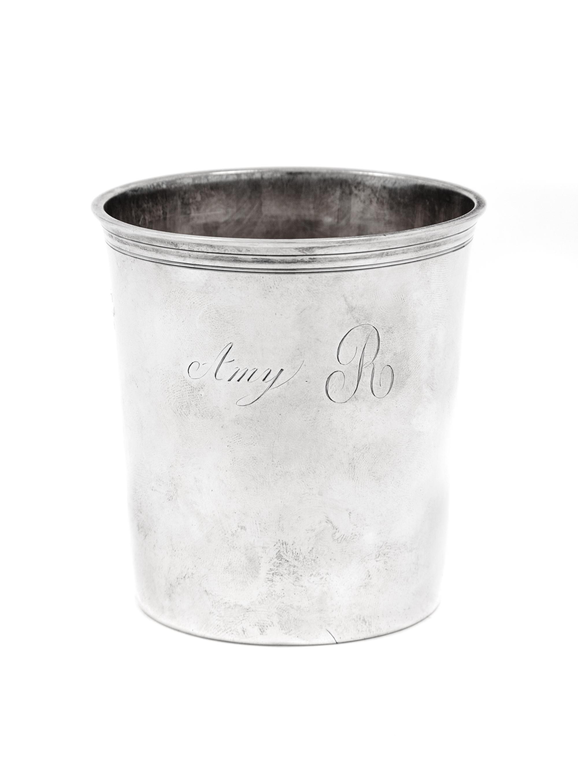 A French Empire Silver Beaker