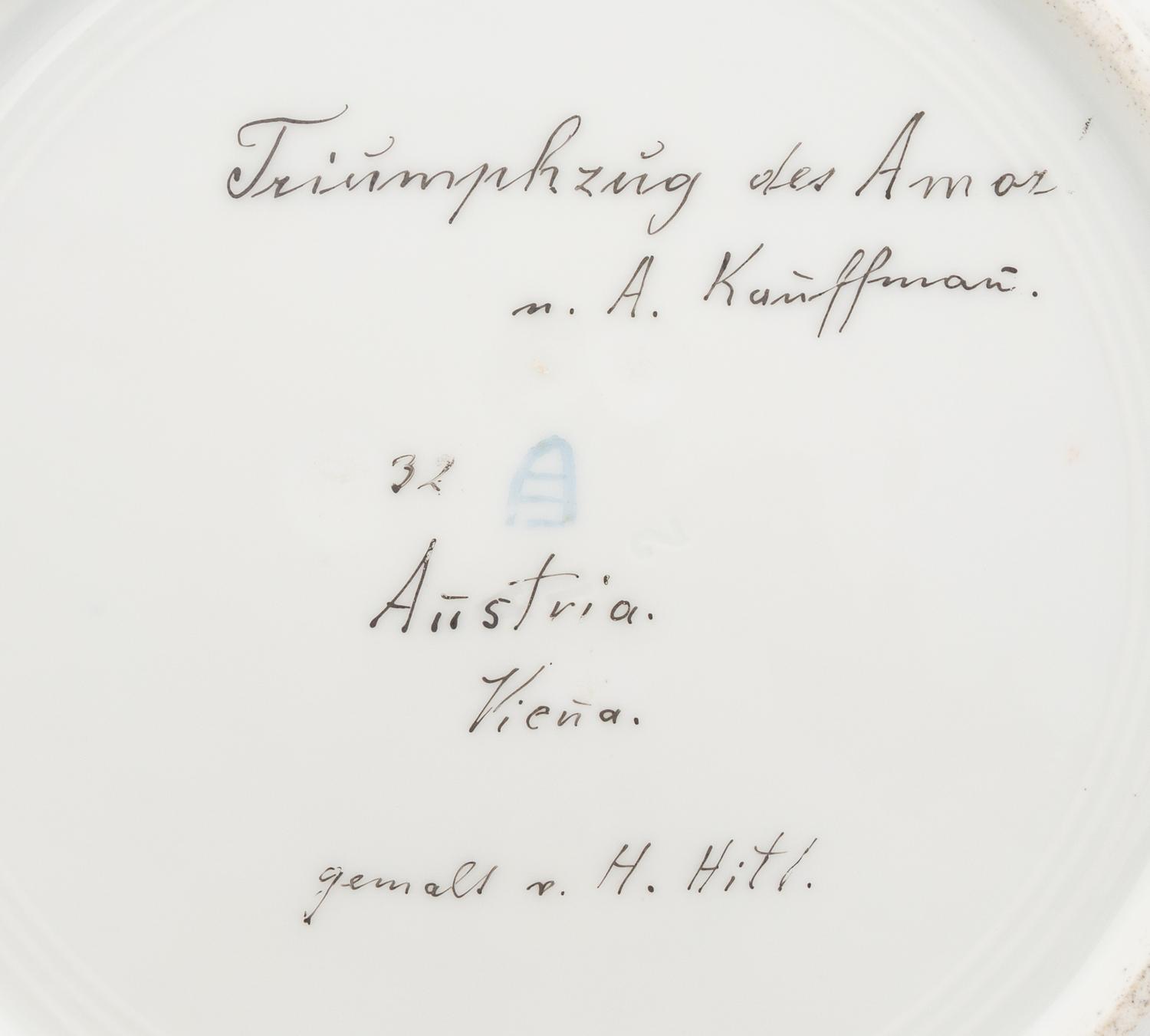 Ten Vienna Hand Painted Porcelain Plates