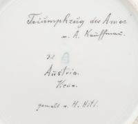 Ten Vienna Hand Painted Porcelain Plates