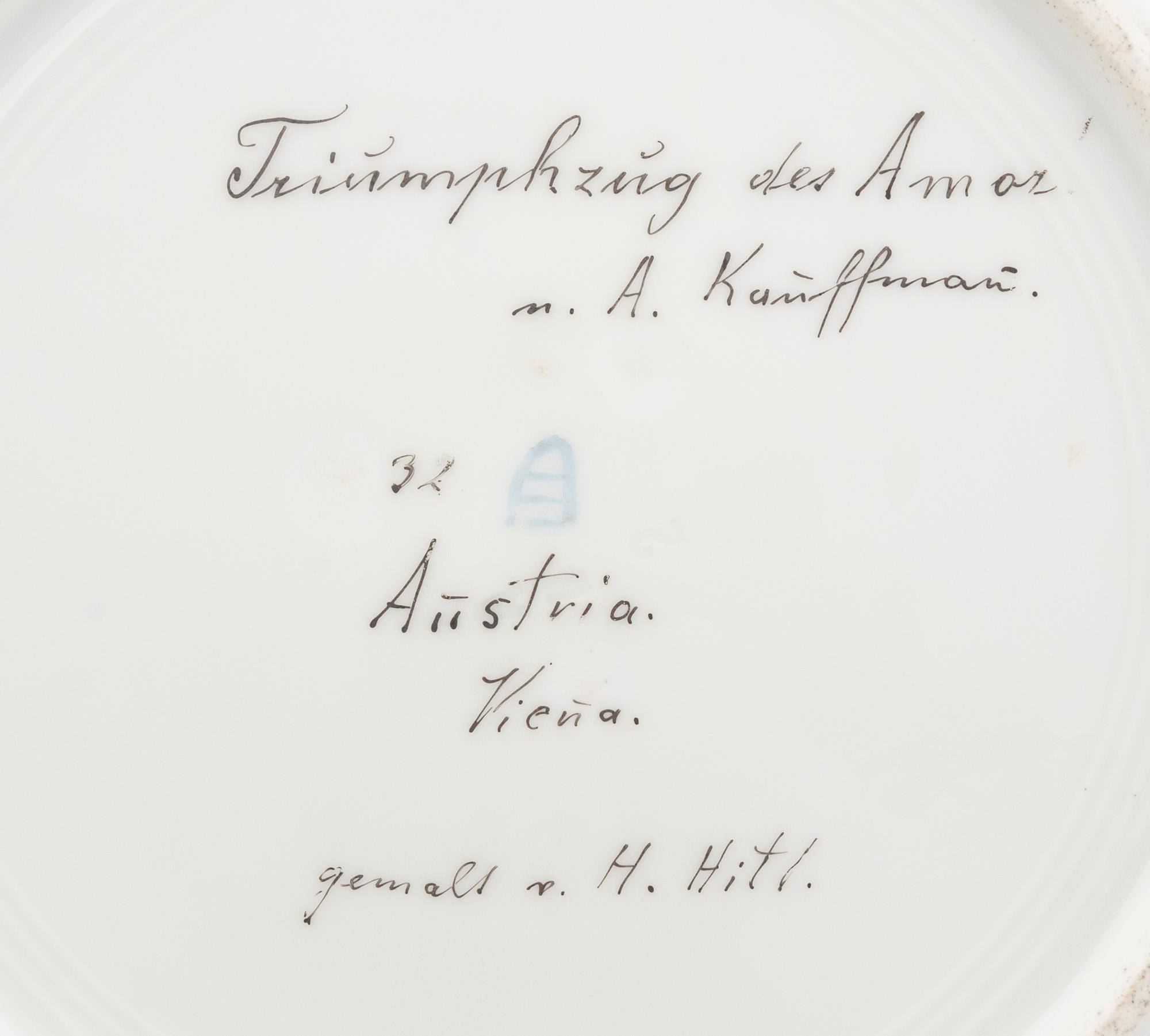 Ten Vienna Hand Painted Porcelain Plates