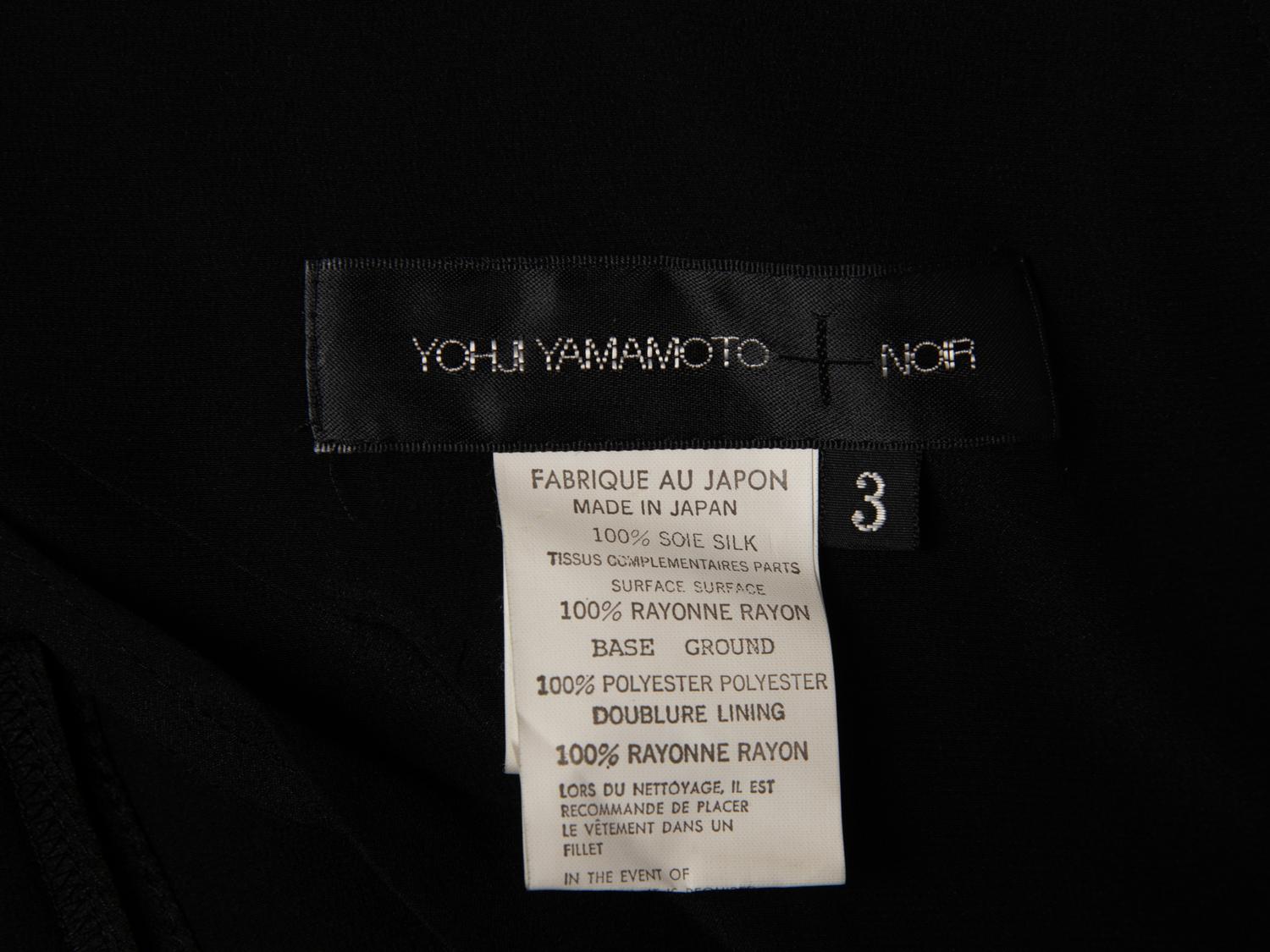 Yohji Yamamoto, Black Sleeveless Dress