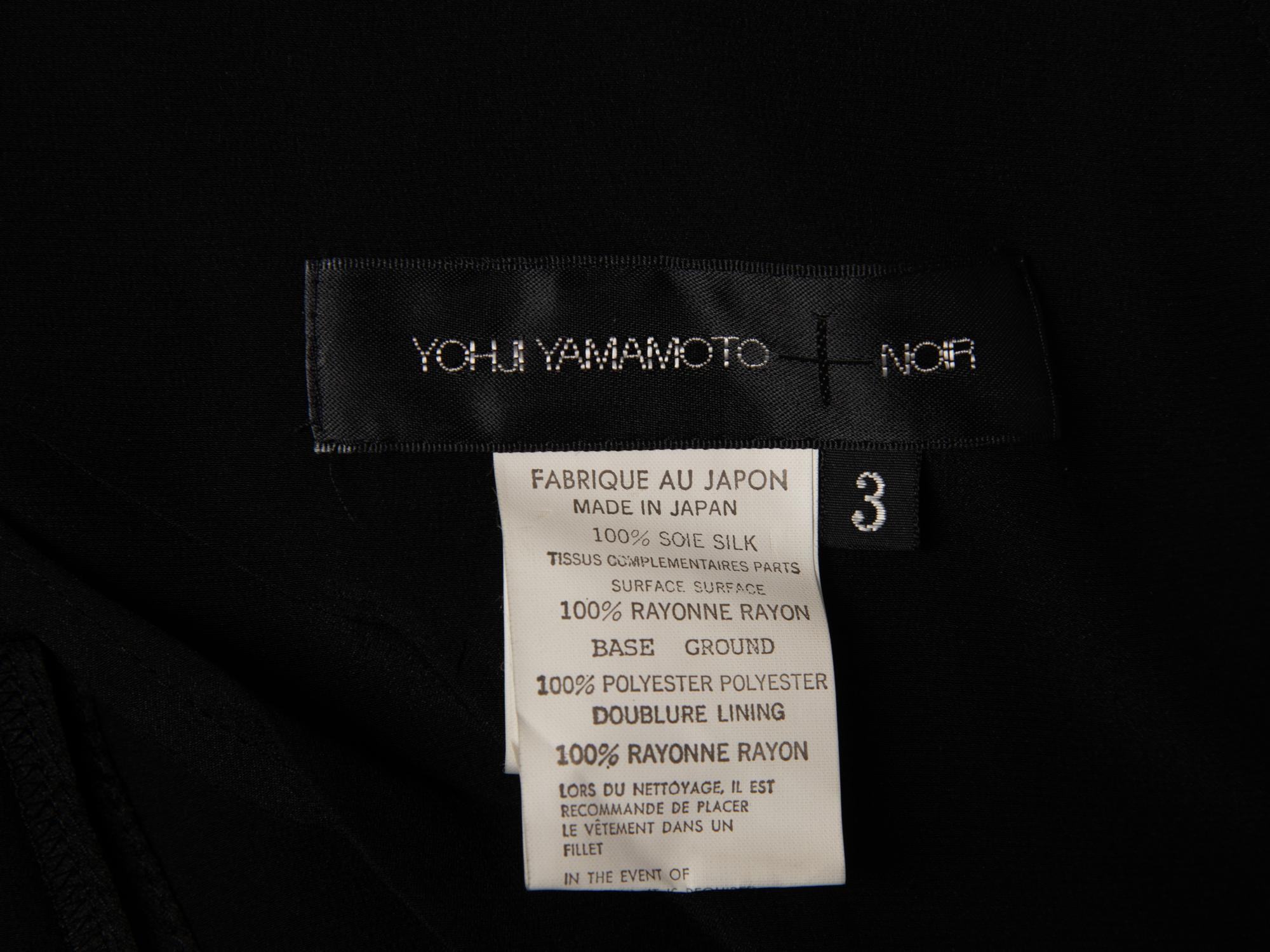 Yohji Yamamoto, Black Sleeveless Dress