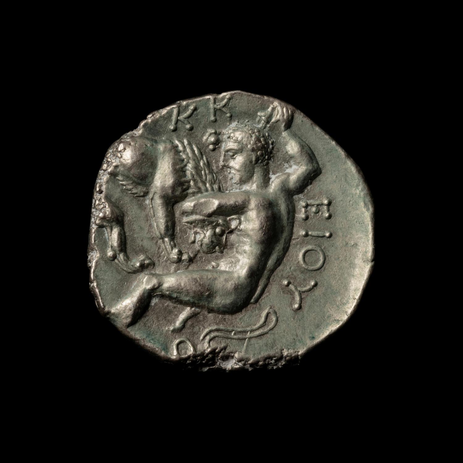 [ANCIENTS] PAEONIAN KINGDOM. Kykkeios (356-335 BC). Ar Tetradrachm. (12.9 g, 22mm).