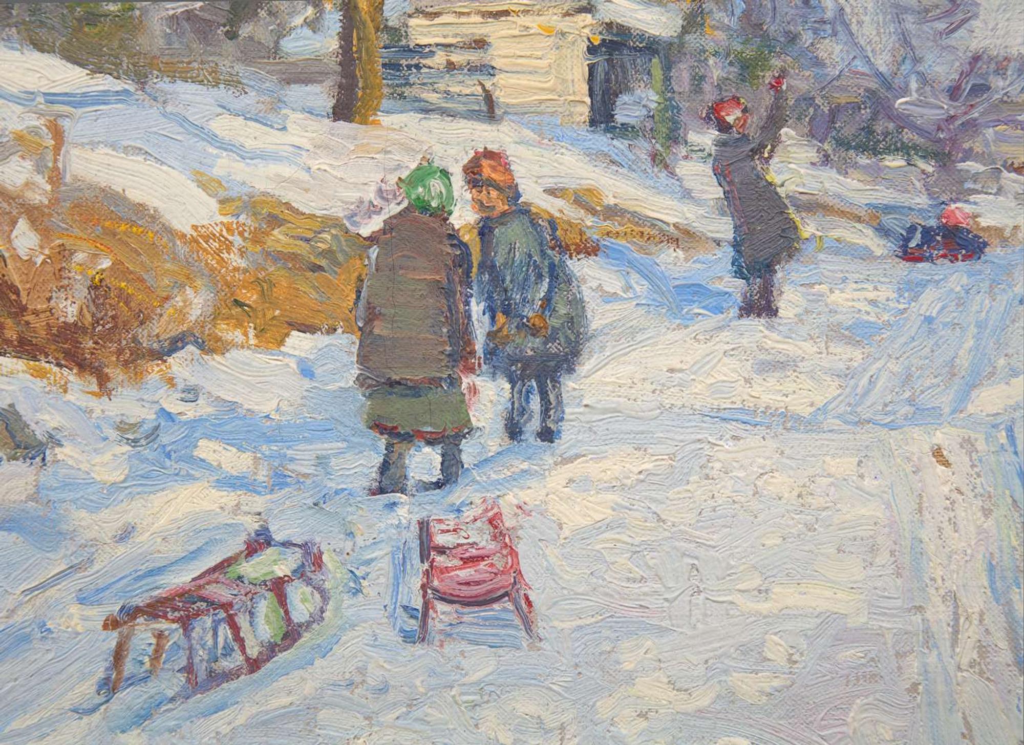 Edward Willis Redfield (American, 1869-1965) - Winter Holiday