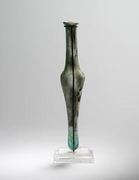 A Roman Pale Blue Glass Unguentarium