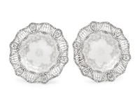 A Pair of American Silver Tazze
