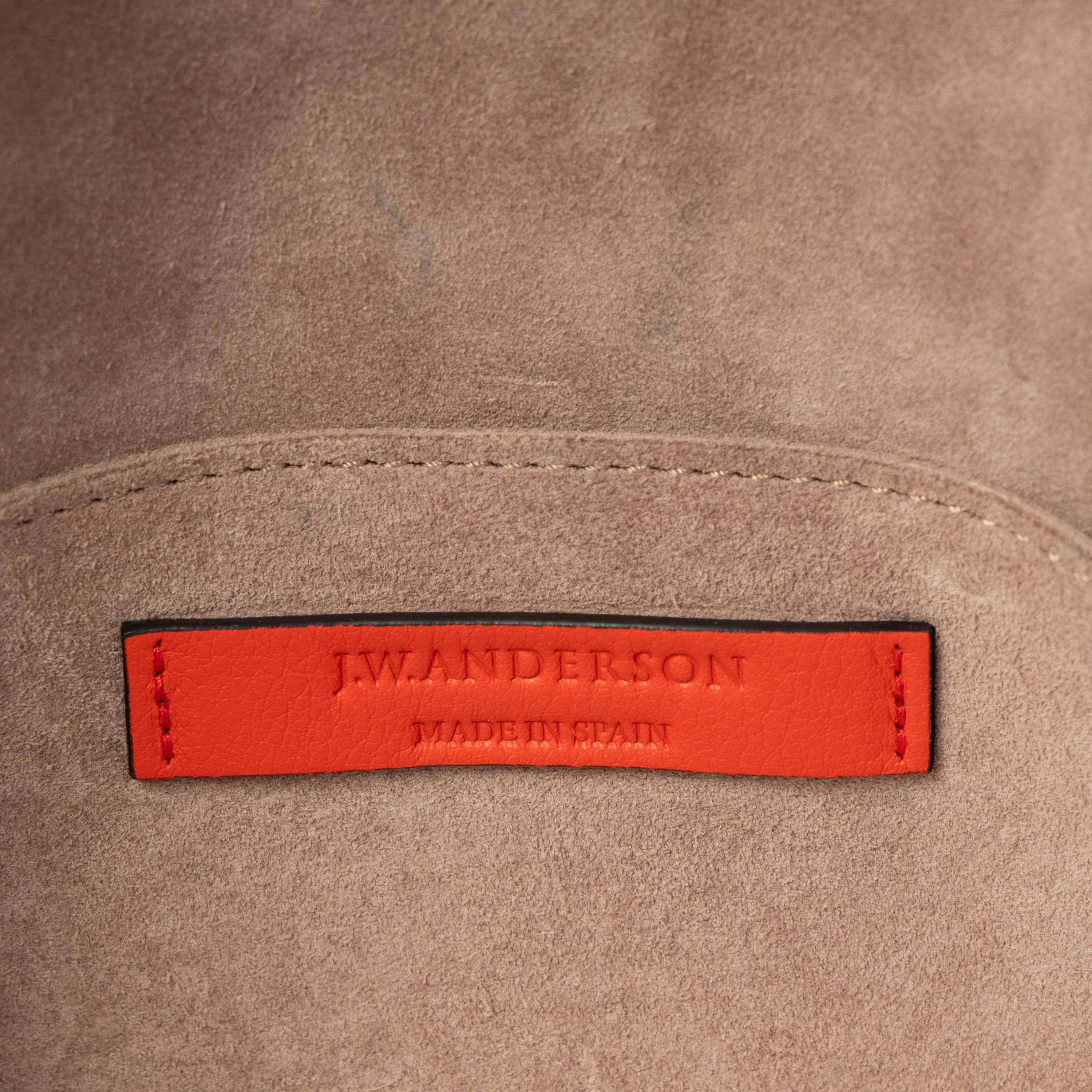 J.W. ANDERSON, RED LEATHER 'PIERCE' BAG