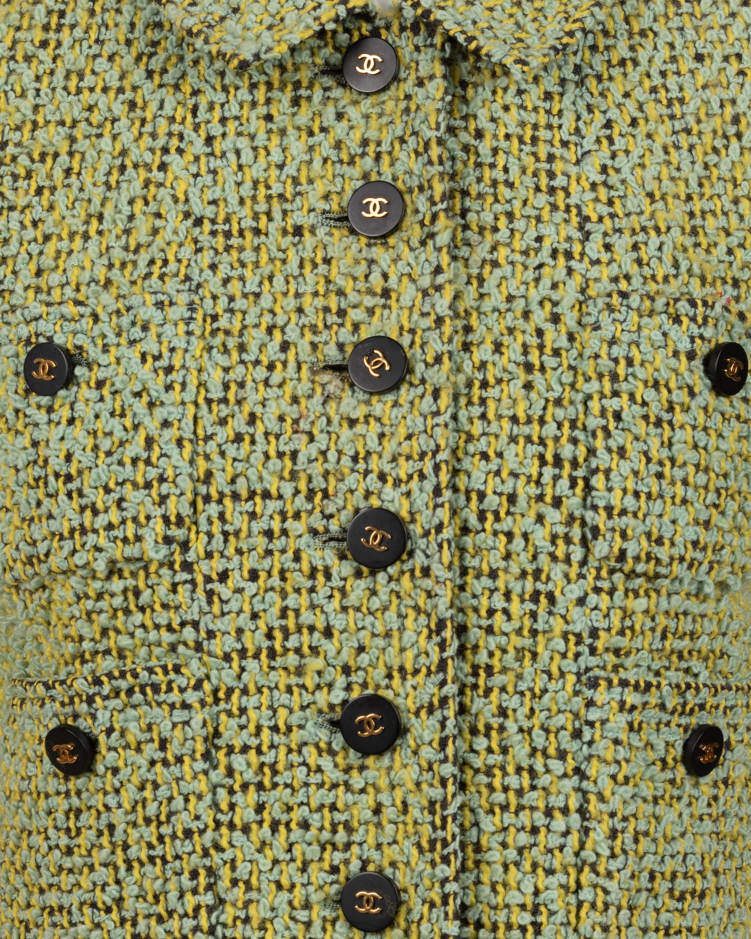 Chanel Two-Piece Wool Skirt Suit, 1980-90s