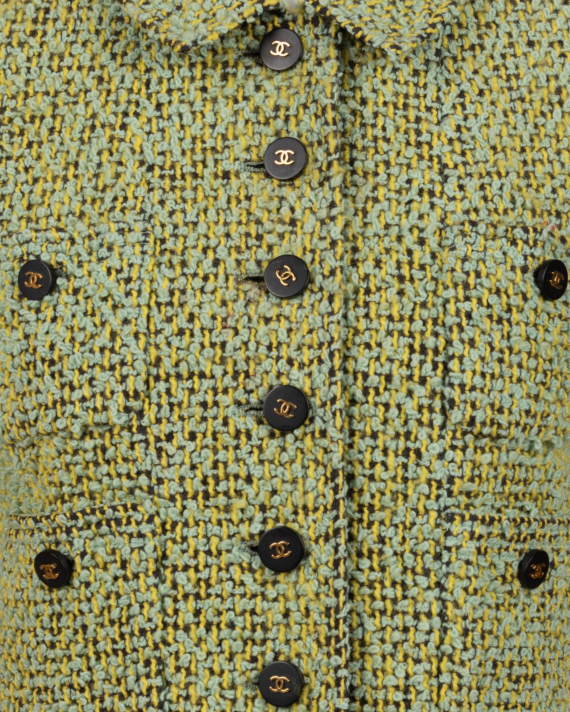 Chanel Two-Piece Wool Skirt Suit, 1980-90s