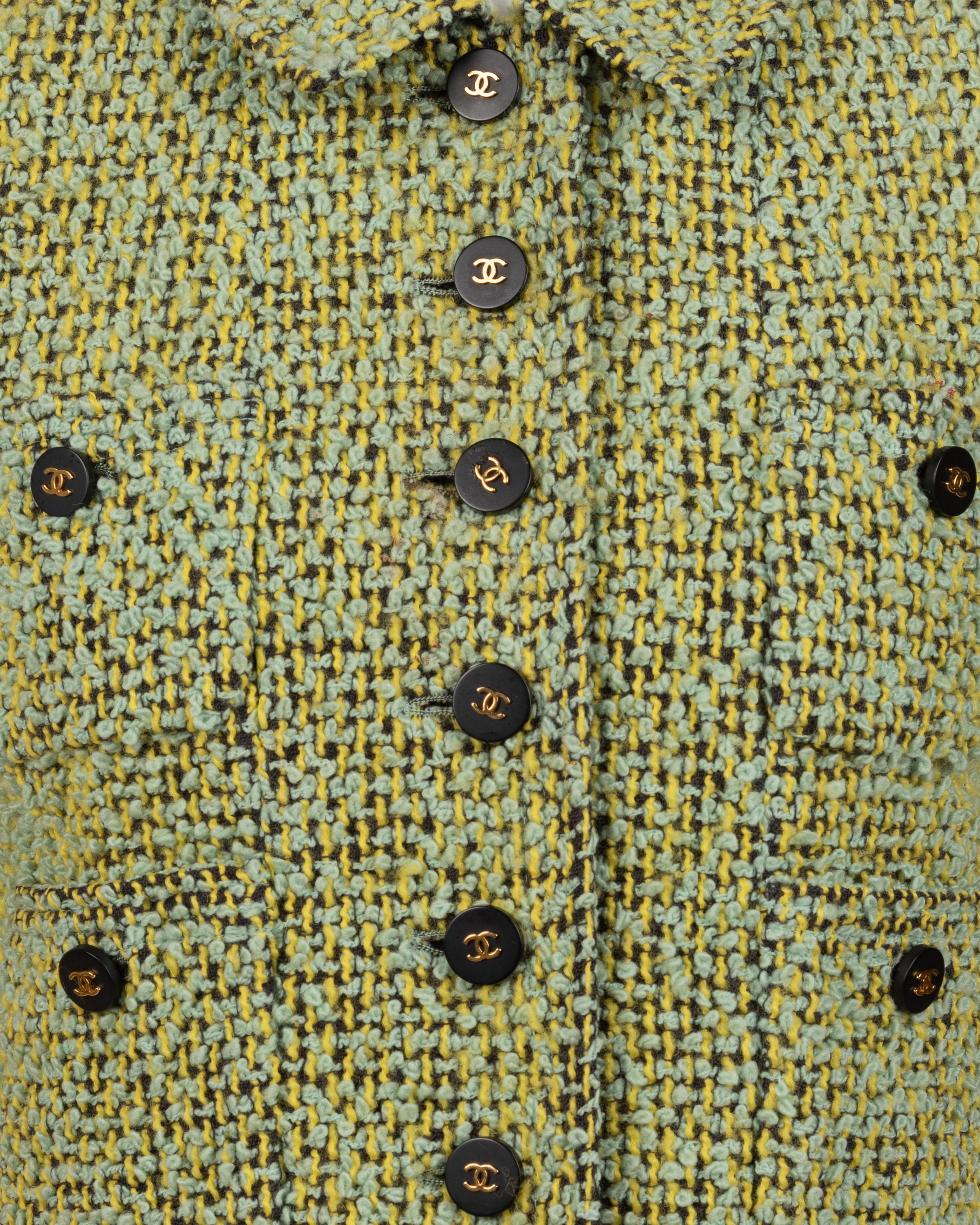 Chanel Two-Piece Wool Skirt Suit, 1980-90s