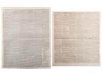 [SLAVERY & ABOLITION]. Advertisements for the return of freedom seekers published in 7 issues of The National Intelligencer . Washington, DC: 1831-1858.