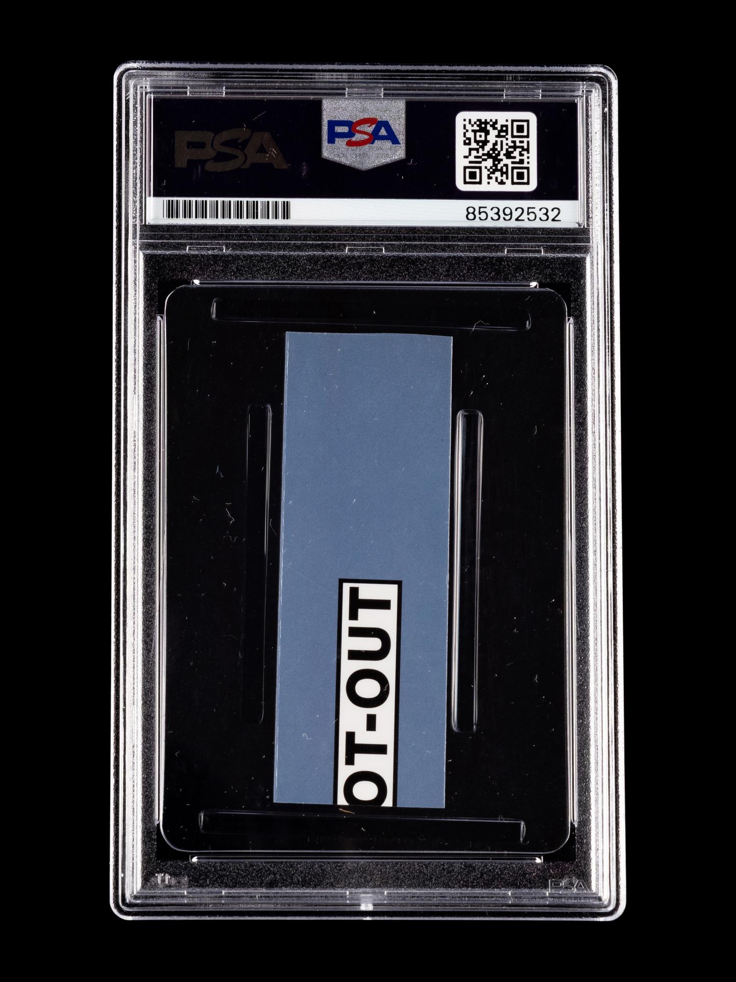 A Michael Jordan Signed Autograph Cut (PSA Encapsualted)