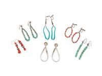 Group of Southwestern Earrings