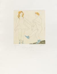 Giacomo Manzù, (Italian, 1908-1991), a group of 3 prints: Passo di Danza II (from Europäische Graphik IX), 1974 Pittore e Modella (from