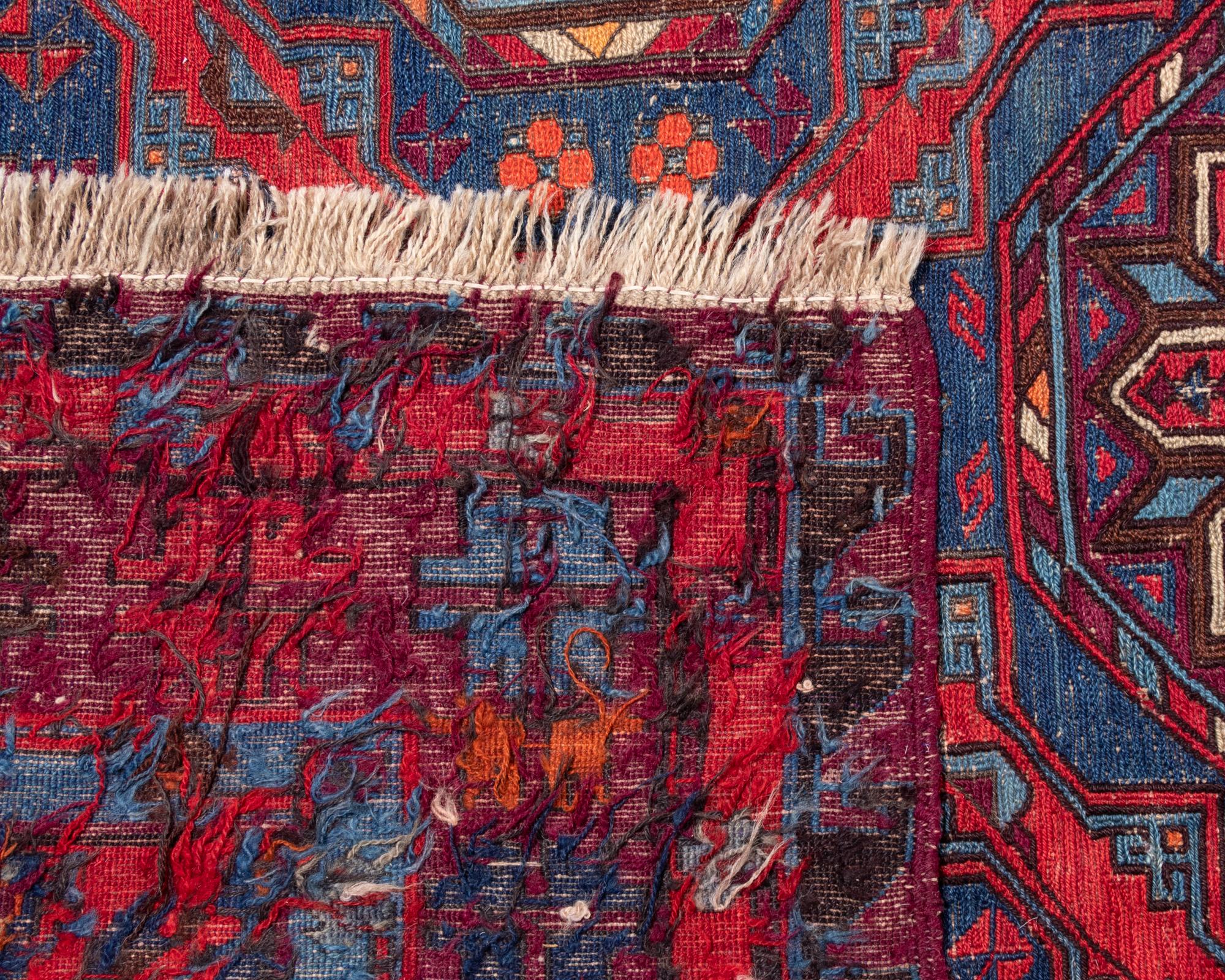 A Caucasian Soumak Wool Rug