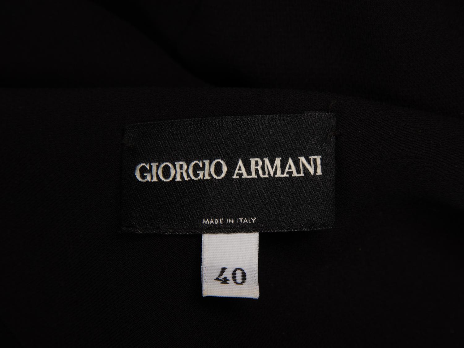 GIORGIO ARMANI, ONE-SHOULDER EVENING GOWN