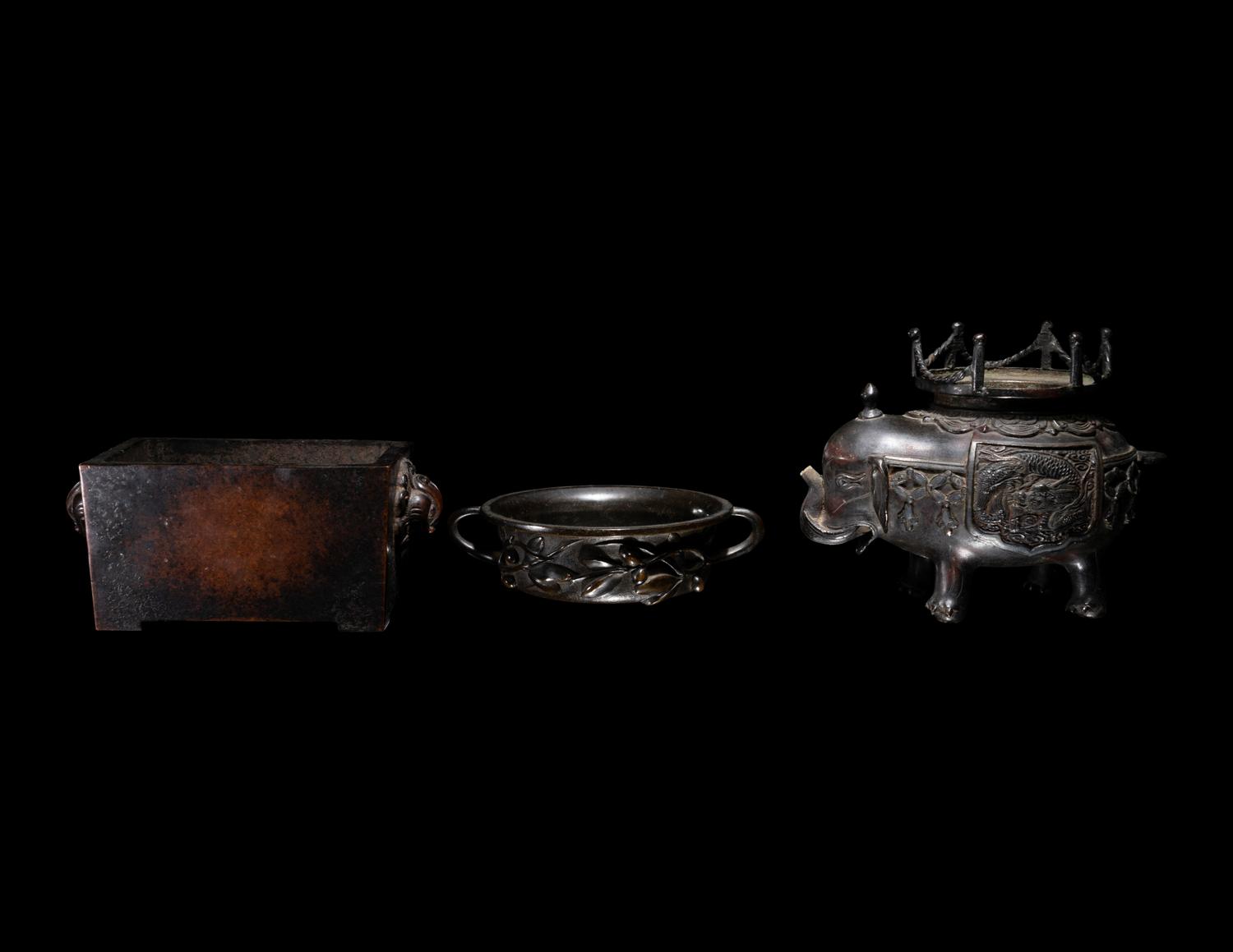 Three Chinese Bronze Articles