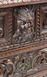 An Italian Renaissance Style Mahogany Chest of Drawers
