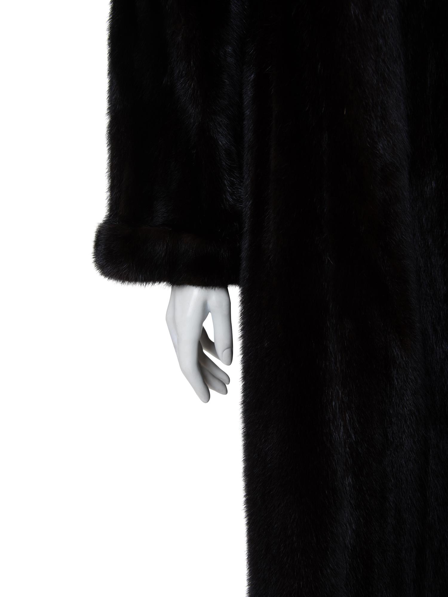 Unlabeled, Attributed to Yves Saint Laurent Mink Fur Coat