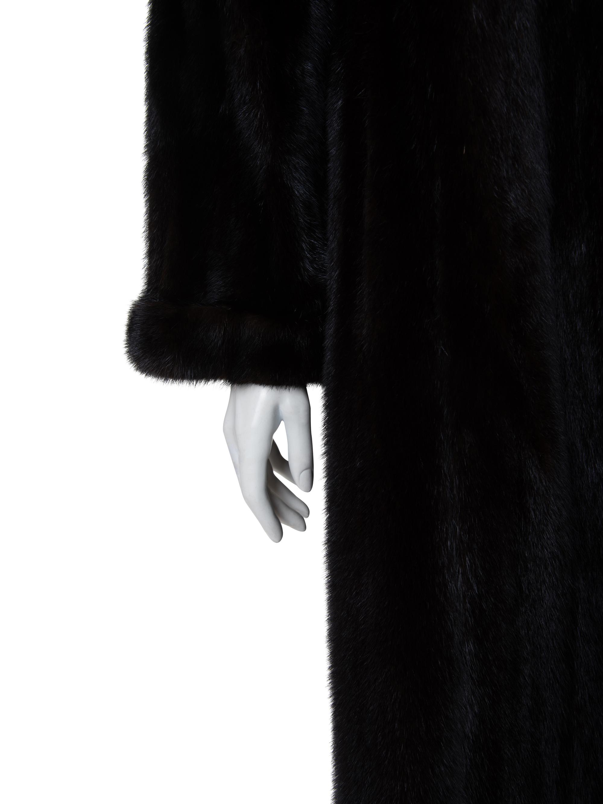 Unlabeled, Attributed to Yves Saint Laurent Mink Fur Coat