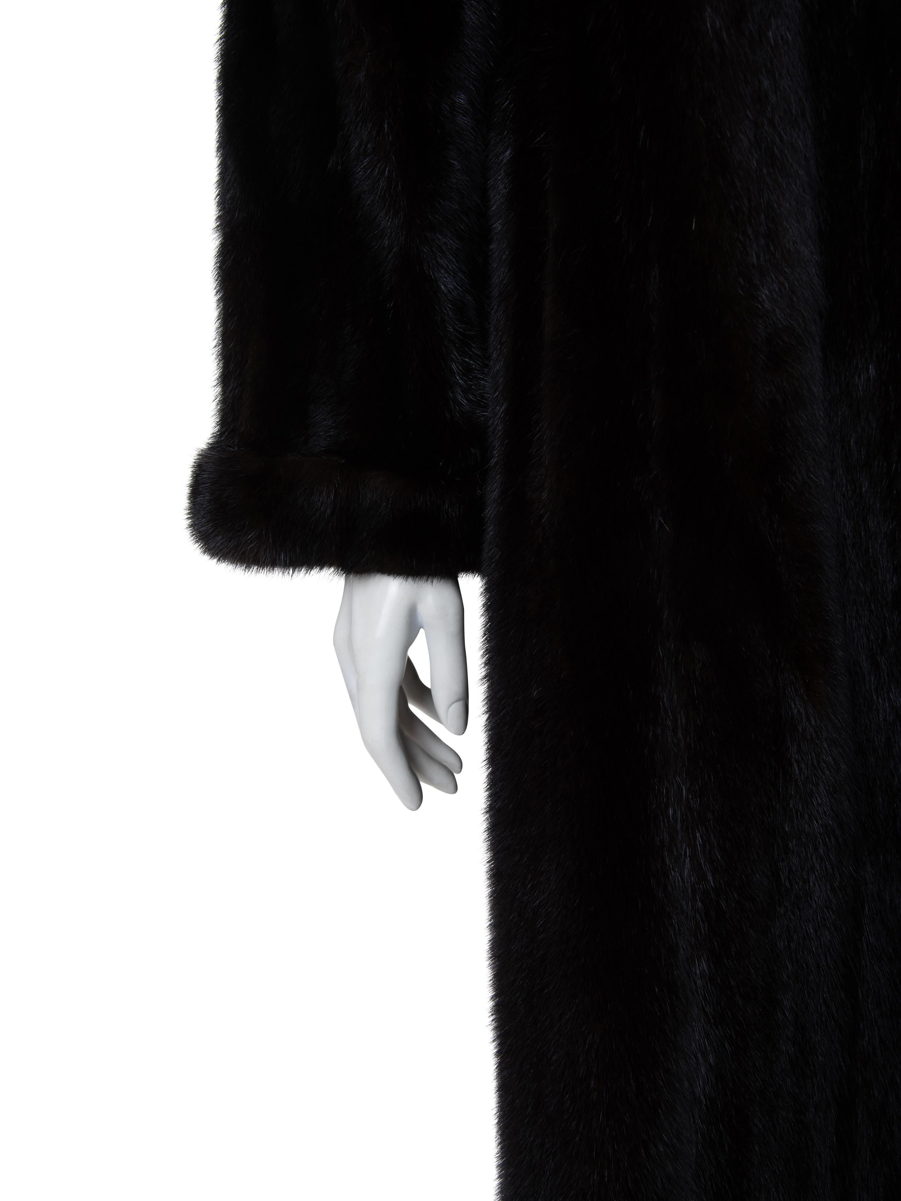 Unlabeled, Attributed to Yves Saint Laurent Mink Fur Coat