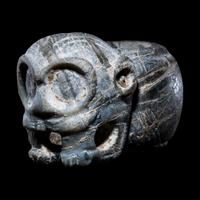 A Costa Rican Stone Effigy Mace Head