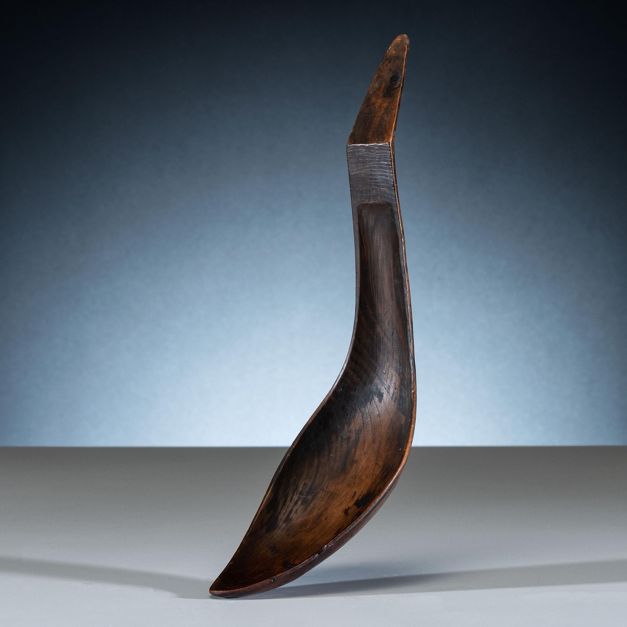 Northwest Coast Carved Wood Spoon