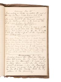 America in Manuscript Diaries of machinist Nathaniel S. Raymond (1811-1860), containing detailed descriptions of skilled labor and ongoing business transactions. Lynn, Essex County, Massachusetts, 1855 and 1859.