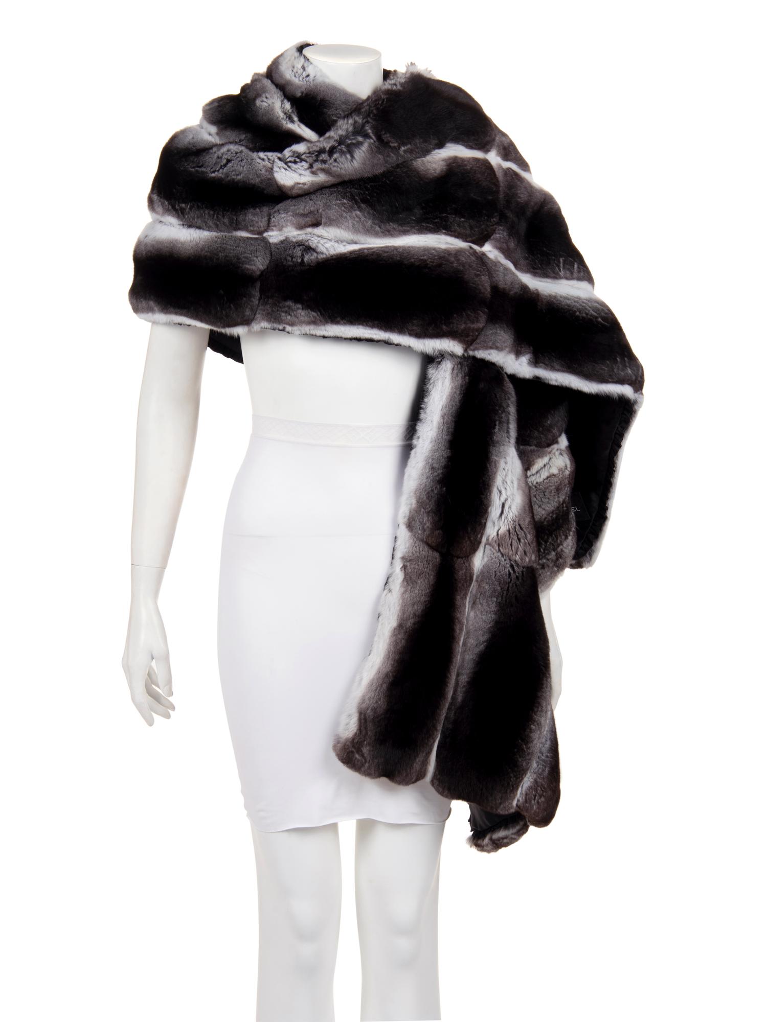 J. Mendel Natural Chinchilla Stole