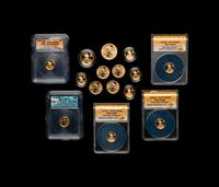 A Collection of Gold Eagle Proof and Mint Coins