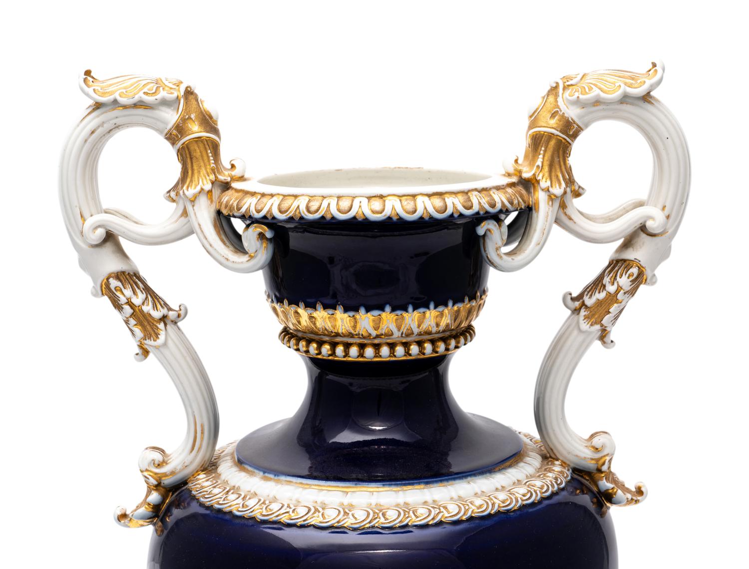A Large Meissen Porcelain Vase