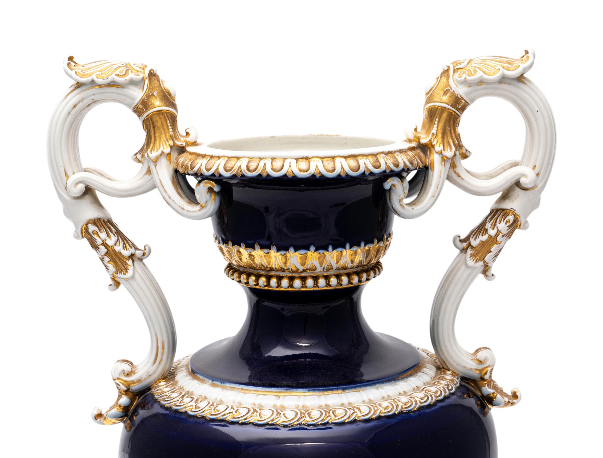 A Large Meissen Porcelain Vase