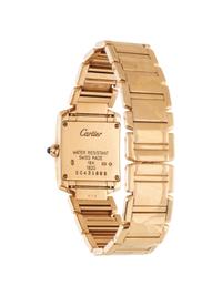 CARTIER, 18K YELLOW GOLD 'TANK FRANÇAISE' WATCH