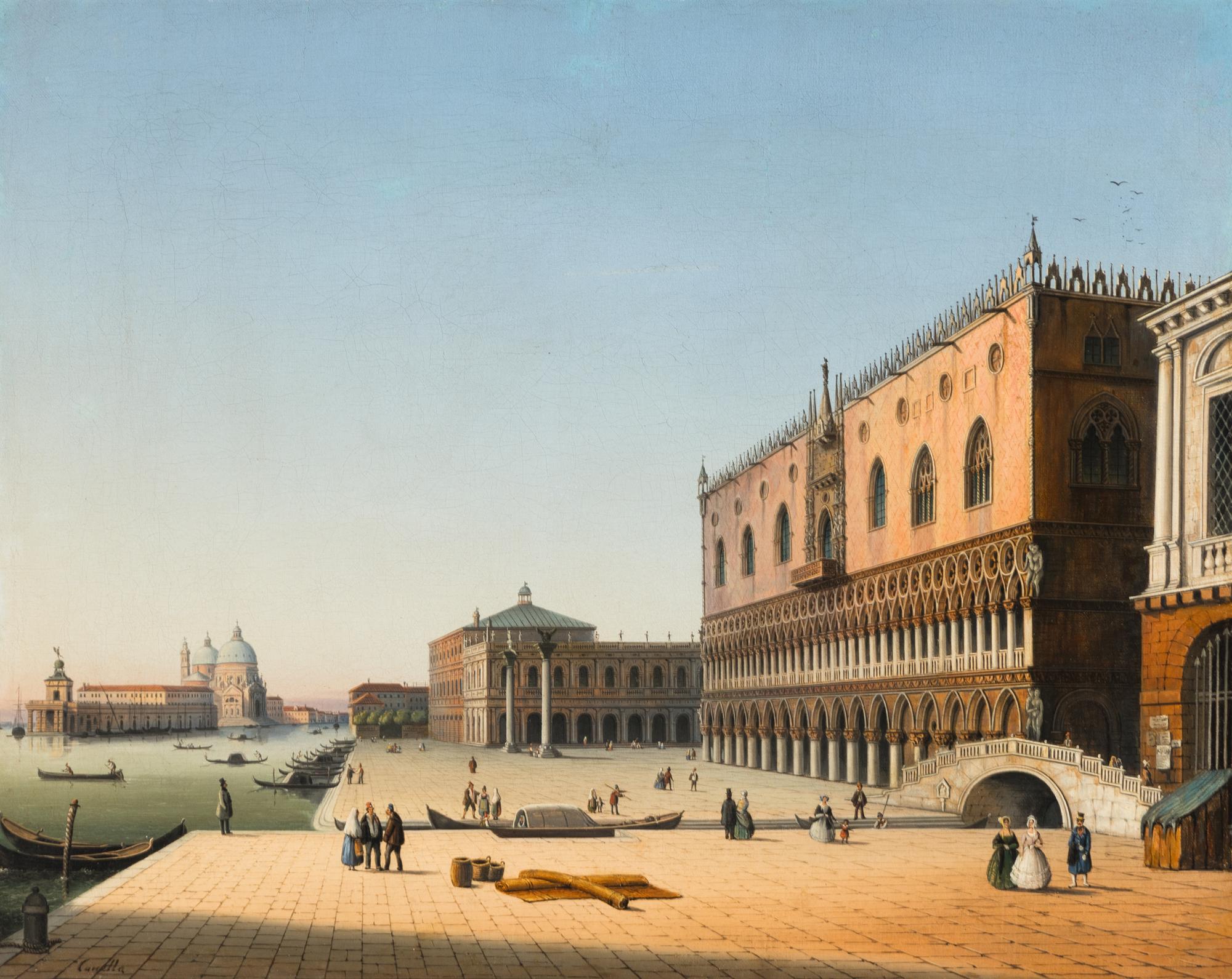 Venice, A View of the Riva degli Schiavoni