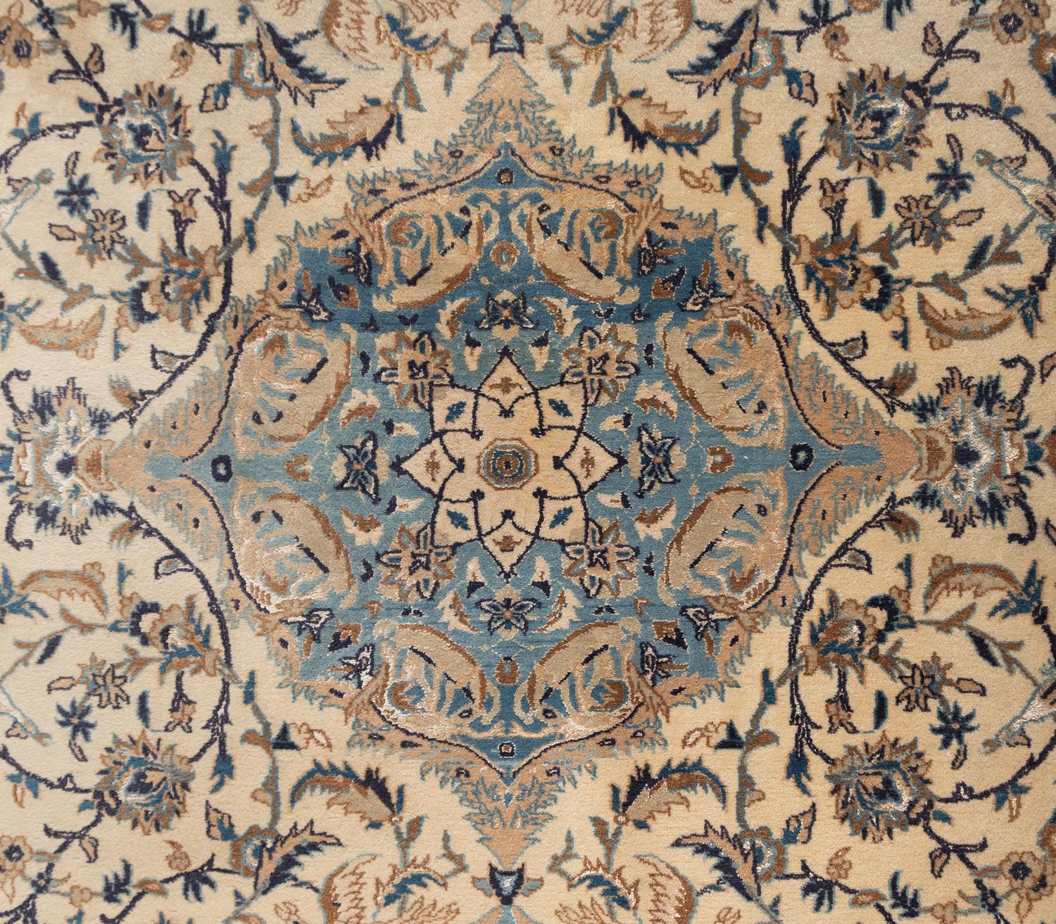 A Nain Wool Rug