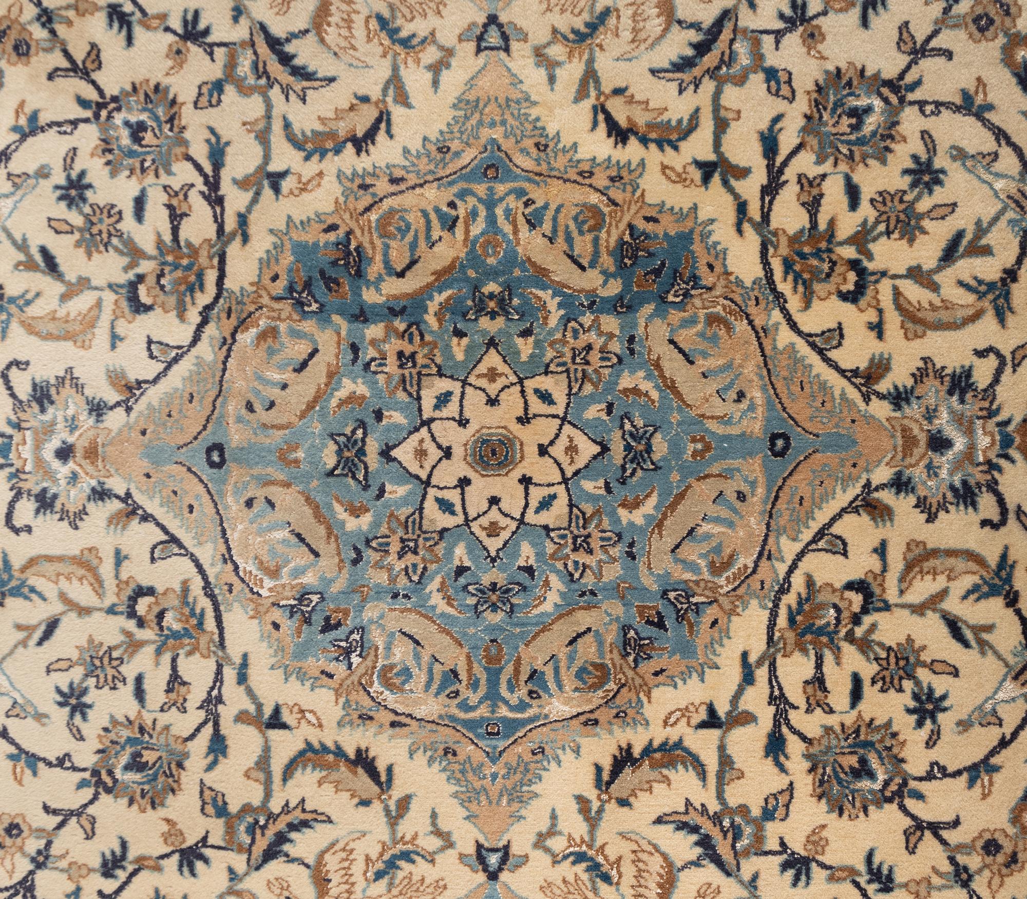 A Nain Wool Rug